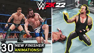 Top 30 NEW Finisher Animations They Need To Add in WWE 2K22!