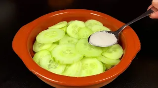 Forget BLOOD SUGAR! Just 1 plate of cucumber salad and you'll be thankful! eat and healthy!