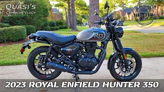 VLOG: 2023 Royal Enfield Hunter 350 // First Work Commute & Highway Manners