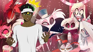 Angel really tryna smash | 2 CHADS React to Hazbin Hotel Animatic - More Stream Highlights