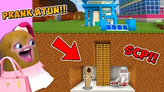 MOMON PRANK ATUN!! MOMON BANGUN RUANGAN SCP di BAWAH RUMAH ATUN ft @BANGJBLOX