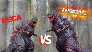 S.H. MonsterArts VS NECA Shin Godzilla | Figure Comparison | シン・ゴジラ