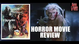 THE UNNAMABLE ( 1988 Charles Klausmeyer ) H.P. Lovecraft Horror Movie Review