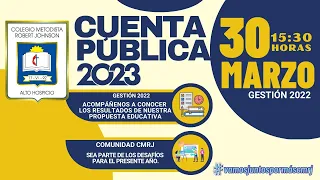 Cuenta Pública 2023 gestión 2022 CMRJ