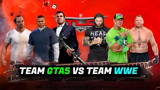 Team GTA 5 Vs Roman Reigns Brock Lesnar & John Cena WWE 2K22