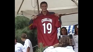 presentazione LIVORNO CALCIO 2002 squadra  Giorgio Chiellini Roberto Donadoni ... ... ...
