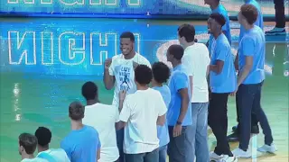 UNC Men's Basketball: Players & Coaches Introduced at 2016 Late Night With Roy