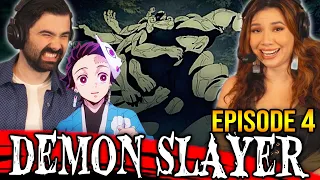 DEMON SLAYER EPISODE 4 REACTION! Final Selection 1x4 REACTION