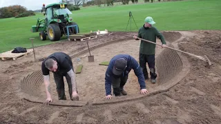 Revetting Bunker Construction at Hesketh Golf Club