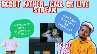 Scout Father call on live stream about owais controversy |  scout unfriend all fnatic member | scout