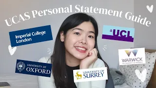 How to write a GREAT personal statement for top UK universities | tips from an Imperial graduate 📃