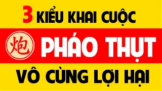 3 Cách đánh Pháo thụt kinh điển trong Khai cuộc cờ tướng đỉnh cao.