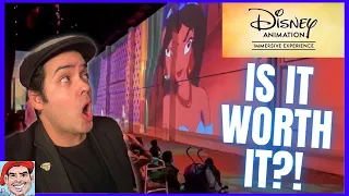 I Went to the Disney Animation Immersive Experience: Is It Worth It?! | Vlog and Review