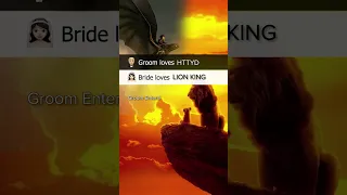 HTTYD x Lion King Wedding Entrance