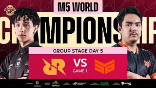 ENG M5 Group Stage Day 5  RRQ vs SMG  Game 1