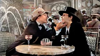 Some famous scenes from silent movies colorized using AI