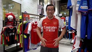 Arsenal New Home Kit for Season 23/24 | Jersey Review + ASMR