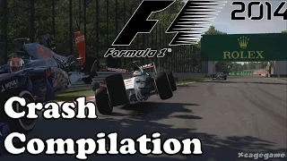 F1 2014 - Crash Compilation [ HD ]