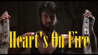 John Cafferty - Rocky  4 - Heart's On Fire [On-Screen Lyrics]