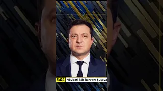 Zelenski: Köməyə görə Azərbaycan Prezidentinə və xalqına minnətdarlığımı bildirirəm