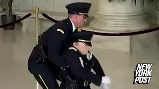 Honor Guard faints on live TV in front of Justice Sandra Day O’Connor’s casket