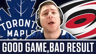 Steve Dangle Reacts To The Leafs Losing To Carolina