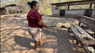 HICIMOS PAN ..!!🧑‍🍳//visitando a ma tiodo..😱esto pienso yo de ser mamá #2parte #guerrero