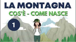 LA MONTAGNA  - COS'È, COME NASCE - GEOGRAFIA PER BAMBINI - Maestra Emy