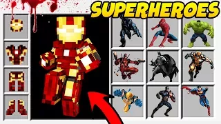 JAK ZOSTAĆ SUPERBOHATEREM W MINECRAFT! | SUPERHEROES UNLIMITED MOD!
