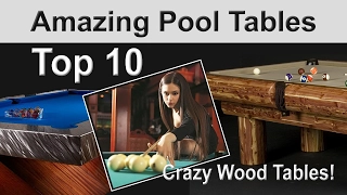 Amazing wood pool table designs - Top 10 Wood Pool Tables