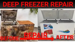 deep freezer repairing course!!deep freezer repairing gas charging in hindi!!deep freezer repair!!