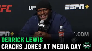 Derrick Lewis: "I want a piece of Alistair Overeem. Clap them cheeks"