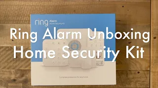 Ring Alarm Home Security Kit Unboxing (8 Piece)