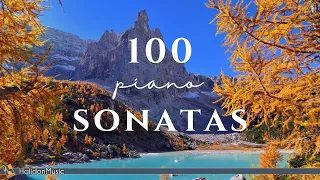 100 Classical Piano Sonatas: Mozart, Beethoven, Chopin...