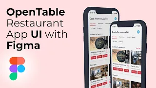 OpenTable Restaurant Booking App UI Design Re-created - Figma