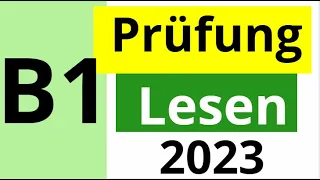 G.A.S.T - B1 Prüfung - Lesen Übungssatz - G.A.S.T DTZ 2023 TEST