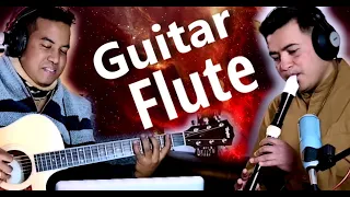 Guitar Flute ( Neele Neele Ambar Par Guitar Cover)