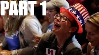 LIBERALS Freak Out over TRUMP winning the election. Part 1 (Documentation of the Fall out)