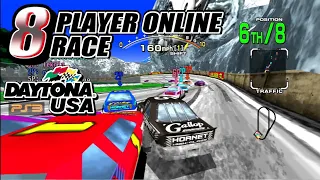 Daytona USA - 8 Player PS3 Online Race (777 Speedway)