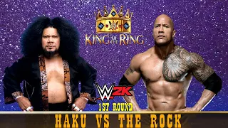 WWE ALL-TIME KING OF THE RING - Haku vs The Rock [1ST ROUND]