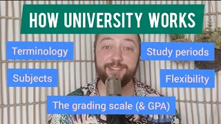 How does uni work in Australia? subjects, GPA, semesters, terminology & degree structure