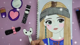 [ToyASMR] 다니엘(danielle) 'How Sweet' NewJeans | #하우스위트 뉴진스 | paper play | no talking