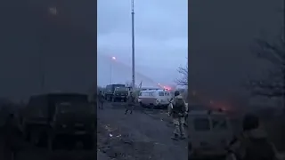 The DNR Shooting Rockets To Mariupol