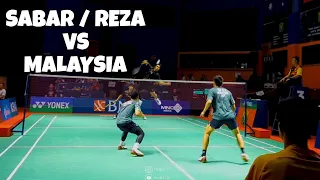 KEKEJAMAN Raja Tarkam Sabar / Reza di Turnamen Dunia BWF BERTARUNG LAWAN Malaysia 😱