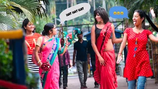 walking ladies style prank 😆 most funny video😆 girl style prank in public 😆