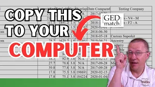 How to Download GEDMatch Tables To Your Computer | Genetic Genealogy