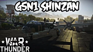 War Thunder Squad Gameplay - G5N1 Shinzan - Realistic Battle - Tiki Bar & Base Hunting