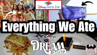 🚢 Everything We Ate On The Disney Dream Cruise - Rotational Dining, Drinks, Snacks & More