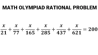 Math Olympiad Fraction Problem - USA