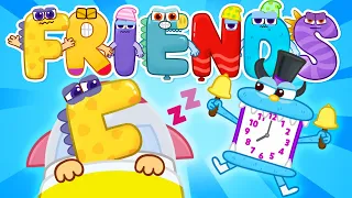 Are you sleeping, alphabet friends ? Ring ding dong song for kindergarten